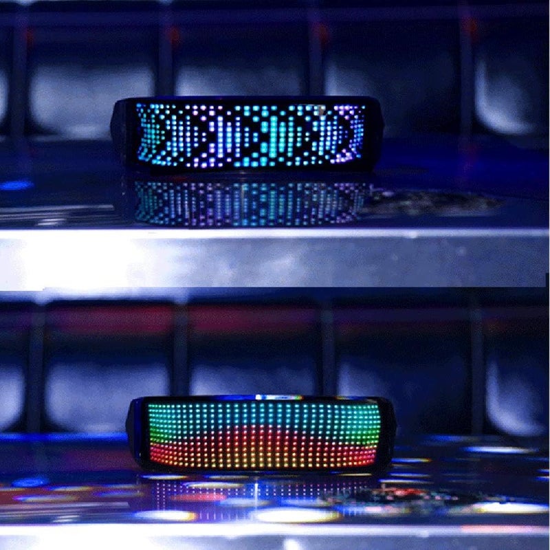 نظارات متوهجة باللون الكامل قابلة للتخصيص ، نظارات LED بلوتوث 4.0 RGB قابلة للبرمجة ، نظارات LED ذات الألوان الكاملة ، نظارات LED ذات الأسلوب المستقبلي القابلة لإعادة الشحن USB (باللون الكامل) - Image 2