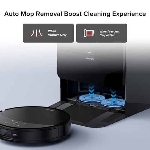 roborock Rotating Mop Cloth for Saros 10R & Saros Z70 Robot Vacuum Cleaner, 4PCS High-Absorbency Microfiber, 200 RPM Spinning Speed, 30 Water Flow Levels - Image 4