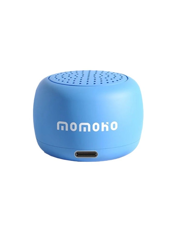 MOMOHO Mini Bluetooth Speaker, Portable Wireless Outdoor Sound Box, Compact Wireless Music Player With Built In Mic, Lightweight Handsfree Speaker For Mobile Phone Pc, (1pc, Blue)