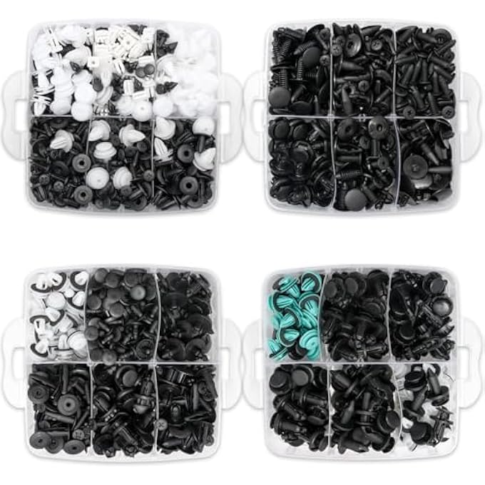 rayihni 1101 Pcs Car Door Panel Trim Clips Kit 32 Most Popular Sizes Cars Body Kits 1 Pcs Fastener Remover Bumper Retainer Clips Car Plastic Rivets Fasteners Push Retainer Kit Auto Push Pin Riv - Image 5