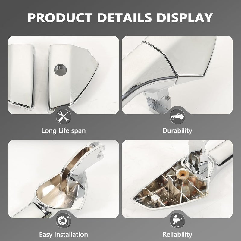 Gaogsiy 2PCS Chrome Front Exterior Door Handle for Accord 2008-2012 - Image 4