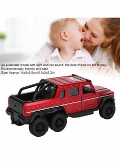 Y&D Pickup Truck Toy, 1:32 High Simulation Alloy Pull Back Model Diecast Toy Cars Decoration Ornaments for Kids Children  - Image 3