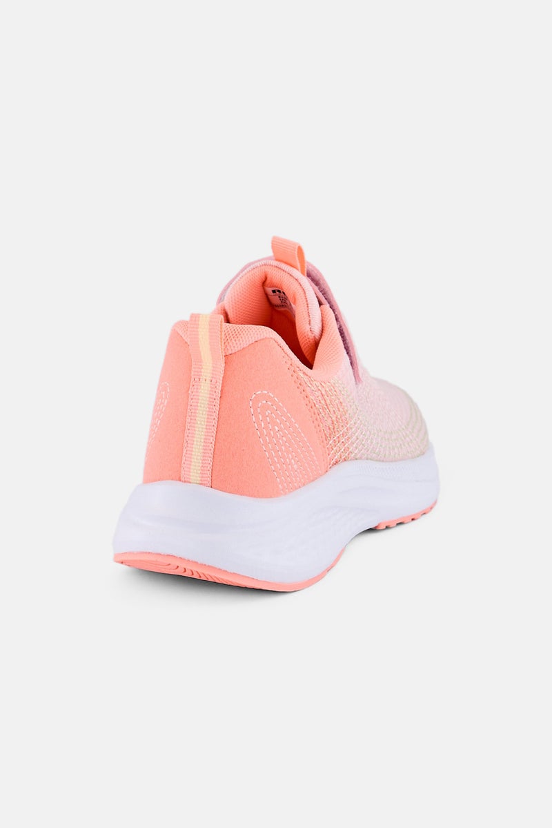 RBX Toddlers Girl Velcro Closure Outdoor Shoes, Peach - Image 3