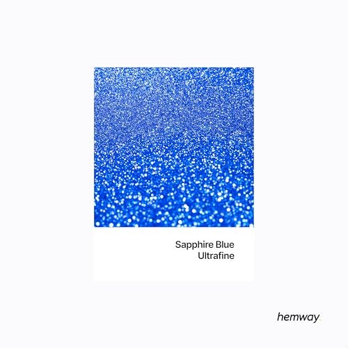 Hemway Eco Friendly Biodegradable Glitter 100g 35oz Bio Cosmetic Safe Sparkle Vegan for Face Eyeshadow Body Hair Nail and Festival Makeup Ultrafine 1128 0008 02mm Sapphire Blue - Image 5