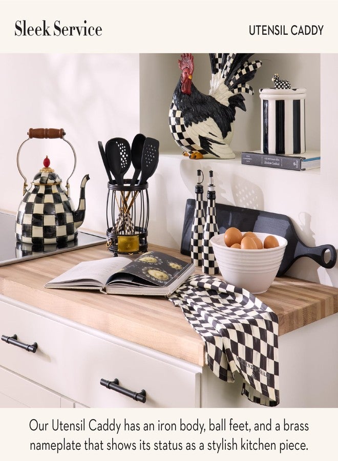 mackenzie childs MACKENZIE-CHILDS Utensil Caddy, Sturdy Cutlery Organizer for Table or Countertop - Image 3