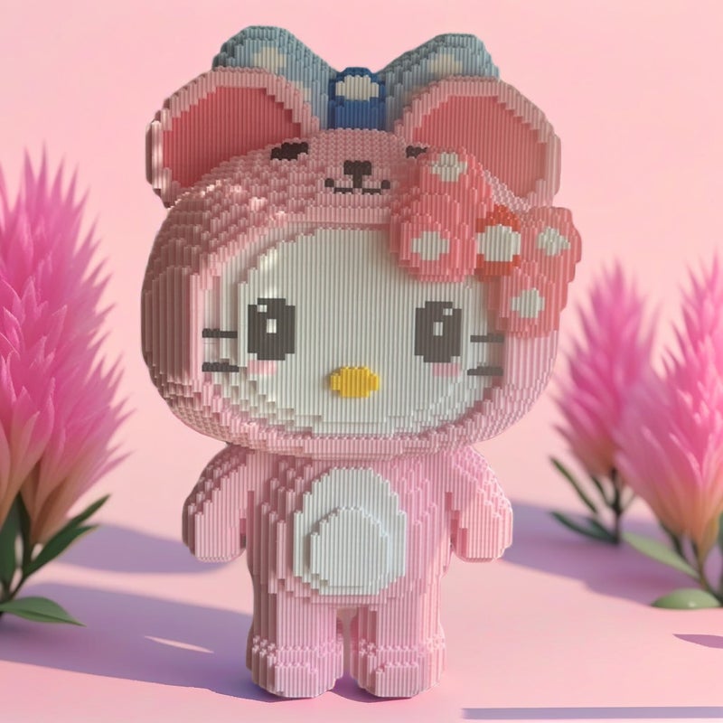 Super Large Hello Kitty 3D Puzzle Building Blocks – Educational Toy for Kids - Image 4