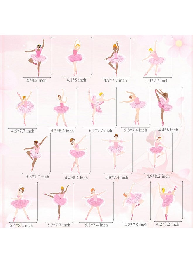 اوموني زينة حفلات باليه من أوموني، 20 قطعة من زينة حفلات عيد ميلاد راقصات الباليه، زينة حفلات باليه على شكل دوامات للسقف، زينة حفلات استقبال المولود الجديد لراقصات الباليه - Image 5