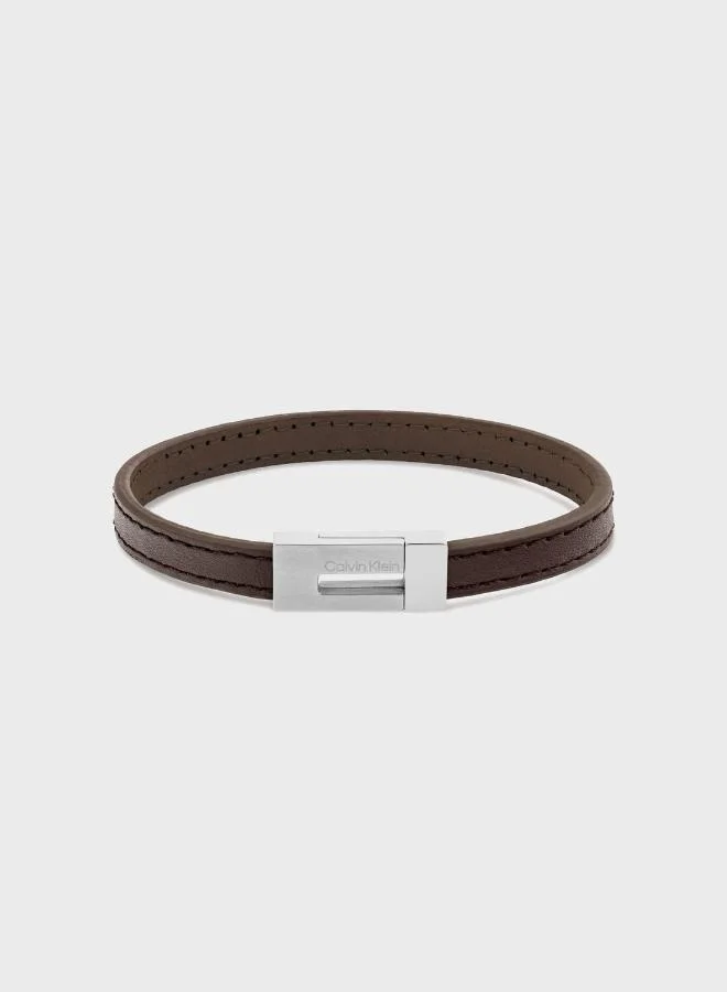 CALVIN KLEIN Leather Bracelet
