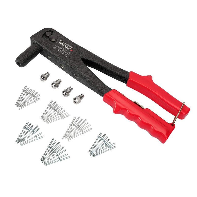Arrow Fastener طقم أدوات تثبيت دبابيس ثقيلة من أرو، مسدس دبابيس احترافي مع 120 دبوس متنوع - Image 1