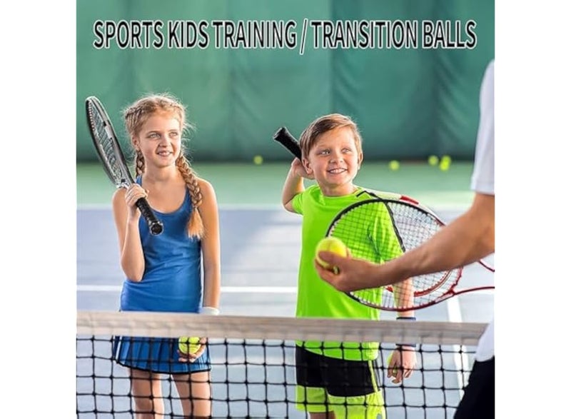 Advanced training tennis balls, durable and reusable, pressure-free, ideal for training, teaching, and all types of courts, 3 pieces - Image 2