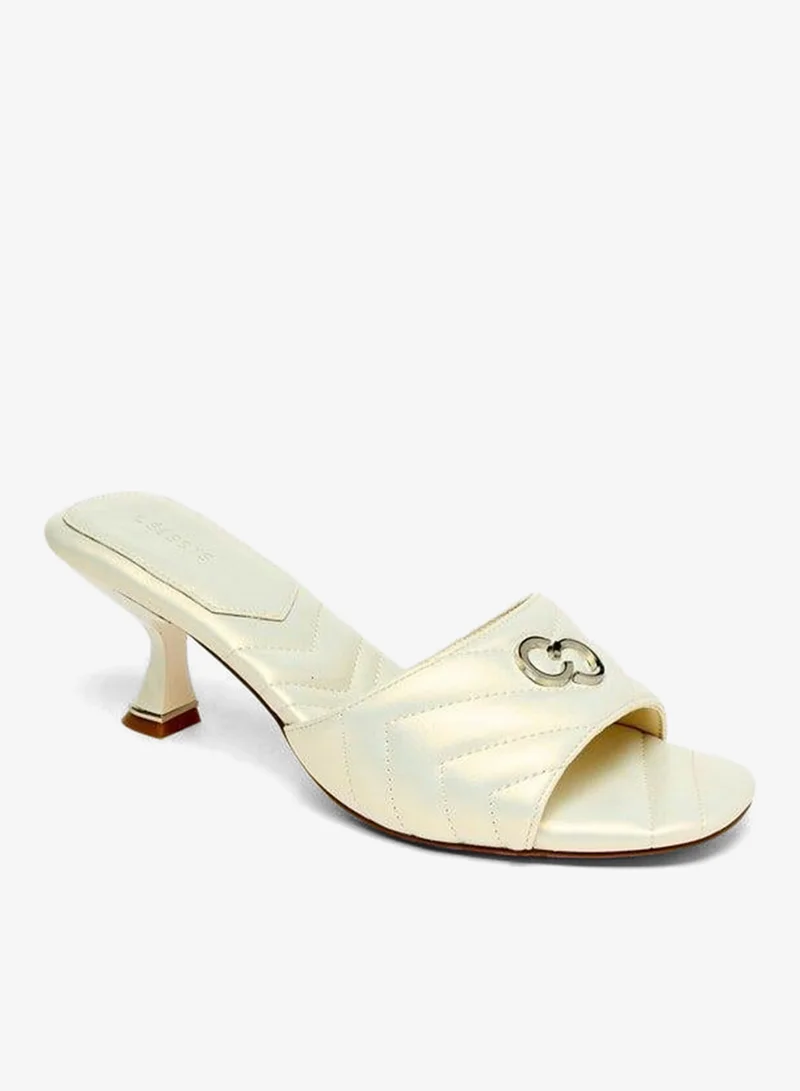 سيليست صنادل نسائية سهلة الارتداء بكعب عريض