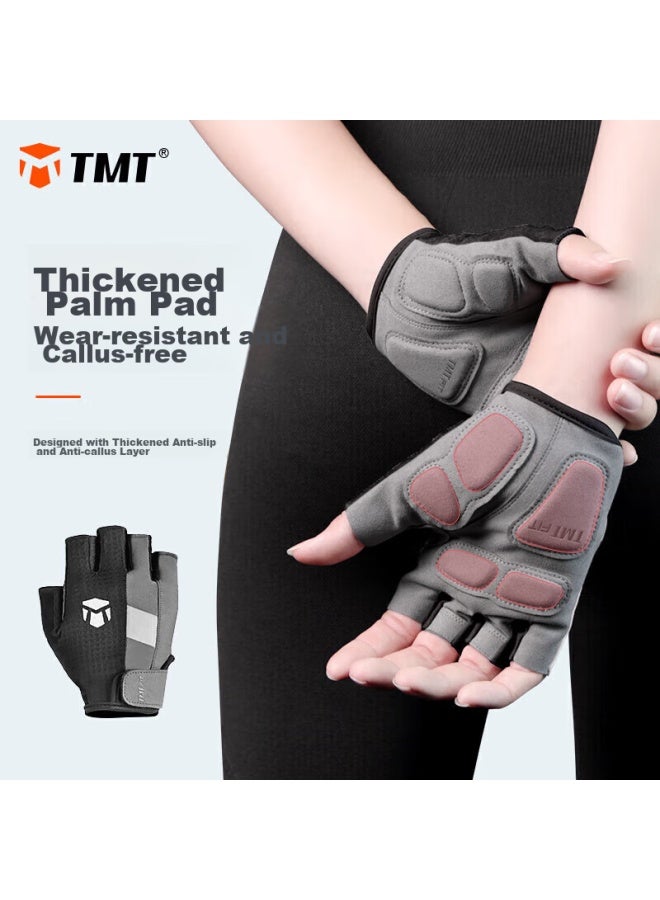 Tmt Fitness Gloves, Sports Cycling Fingerless Gloves, Pull-up Training Gloves, Weightlifting Gloves, Frisbee Gloves, Non-slip, Wear-resistant - Image 1