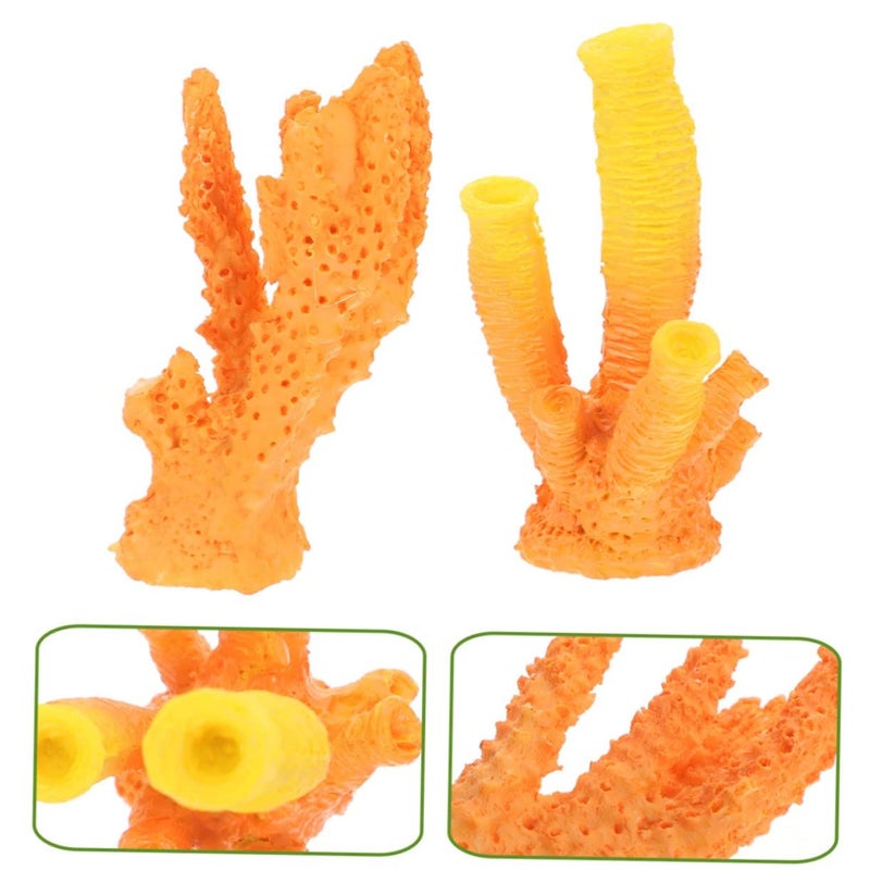 12 Pcs Vivid Simulated Coral Sculpture Tabletop Ornament for Home Aquarium Decor - Image 5