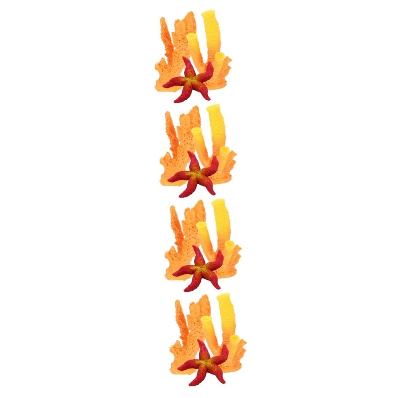 12 Pcs Vivid Simulated Coral Sculpture Tabletop Ornament for Home Aquarium Decor - Image 1