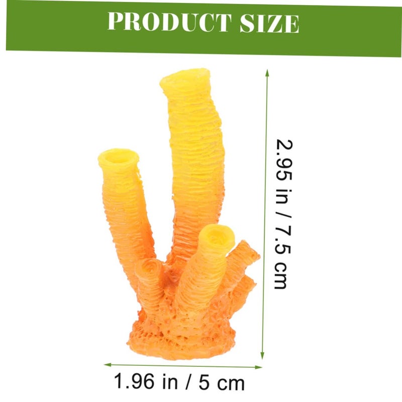 12 Pcs Vivid Simulated Coral Sculpture Tabletop Ornament for Home Aquarium Decor - Image 2
