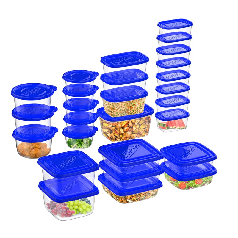Chef Buddy 54-Piece Food Storage Containers with Lids - Fridge, Freezer, and Microwave Safe - BPA-Free Food Grade Stain-Resistant Containers by Chef Buddy - Image 3