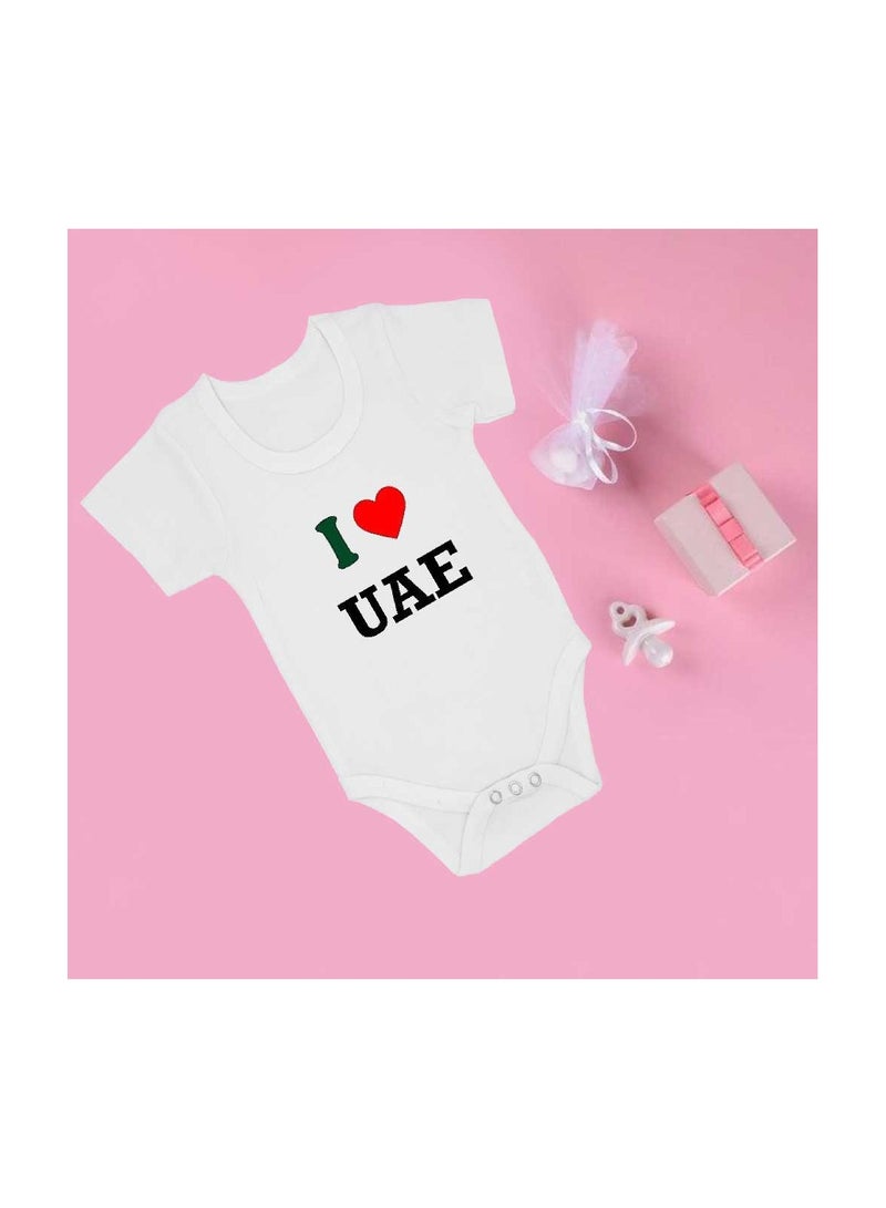 PRINTSHOP4ME Baby Unisex Soft cotton Onesie Romper Baby Bodysuit for celebration of UAE National day (Design 2) - Image 4