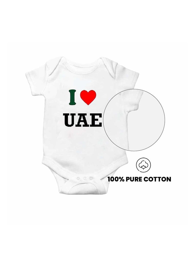 PRINTSHOP4ME Baby Unisex Soft cotton Onesie Romper Baby Bodysuit for celebration of UAE National day (Design 2) - Image 5