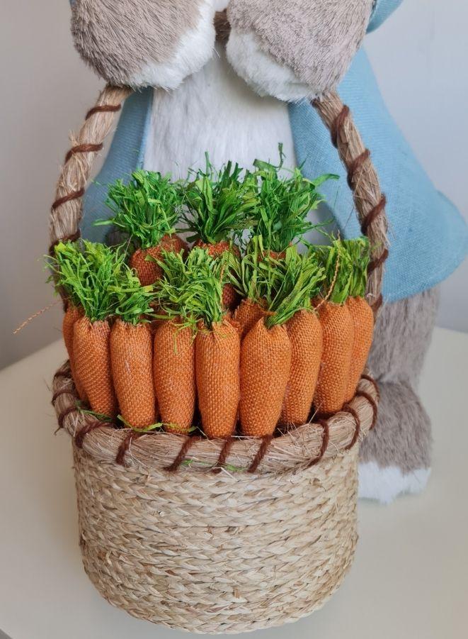 FATIO 96 cm Bunny Figure Handmade with Straw, Party Decoration Home Decor  - Image 3