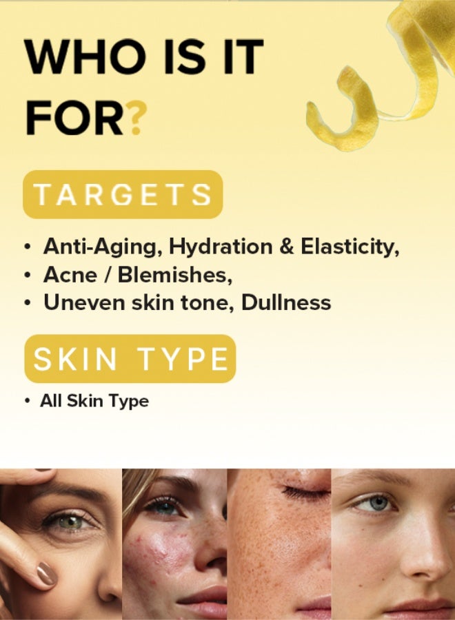 الأنوثة كبسولة فيتامين سي الذهبية من وومنهود ديب | كريم بوبا كوري مع نبق البحر، نيناسيناميد، وفيتامين هـ | مرطب للوجه لترطيب البشرة وتفتيحها ومكافحة الشيخوخة | العناية بالبشرة الكورية (100 غرام) - Image 3