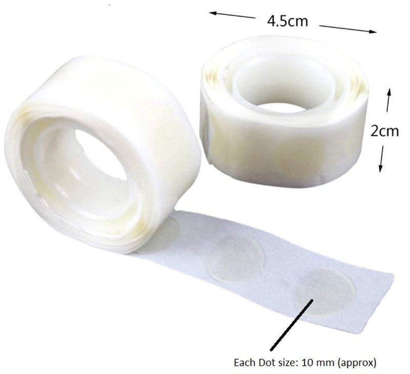 BHOOLU&GOOLU 250 dots/roll Removable Balloon Glue Dot for Party Decoration- 1 roll - Image 3