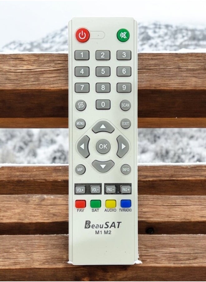 Universal Remote Control for Satellite and TV - Compact and Multi-Functional with Quick Access Buttons