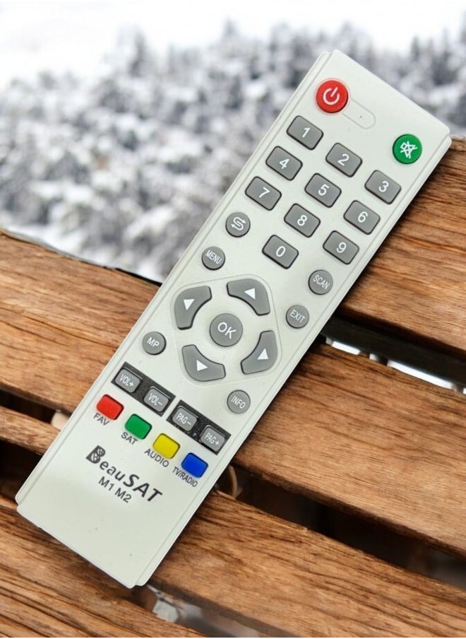 Universal Remote Control for Satellite and TV - Compact and Multi-Functional with Quick Access Buttons