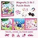 SYNARRY Unicorn Mermaid Princess Magnetic Puzzles for Toddlers 35 Girls 20 Pieces Travel Puzzles for Kids Ages 46 Car Airplane Road Trip Activities Toys for 3 4 5 6 Year Old Girls Birthday Gifts - Image 3