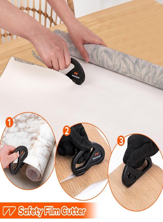 WRAPXPERT Wallpaper Smoothing Tool Kit, Wallpaper Tools for Applying Peel and Stick Contact Paper Vinyl Film, Wallpaper Installation Tools For Wallcovering, Vinyl Backsplash Applying - Image 5