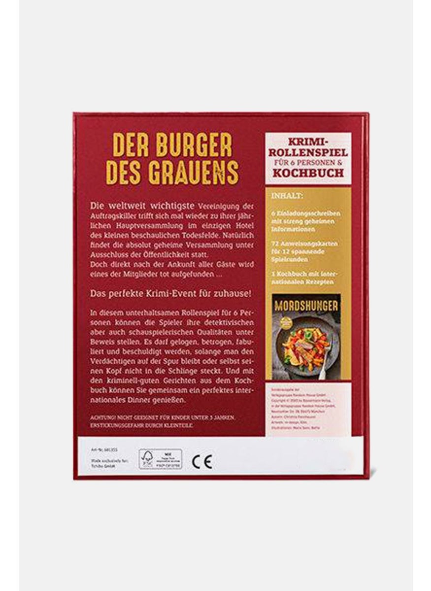 Tchibo Horror Hamburger Investigation Game, Burgundy  - Image 4
