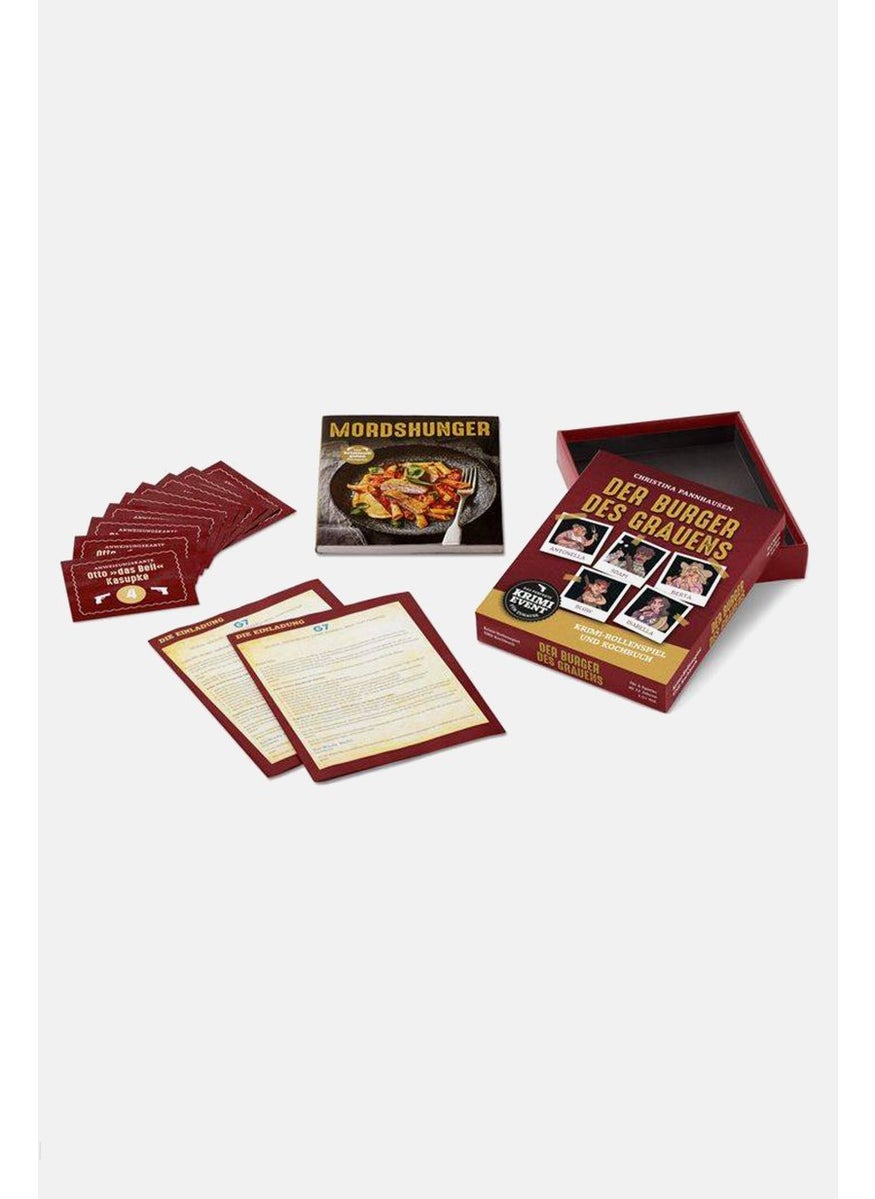 Tchibo Horror Hamburger Investigation Game, Burgundy  - Image 2