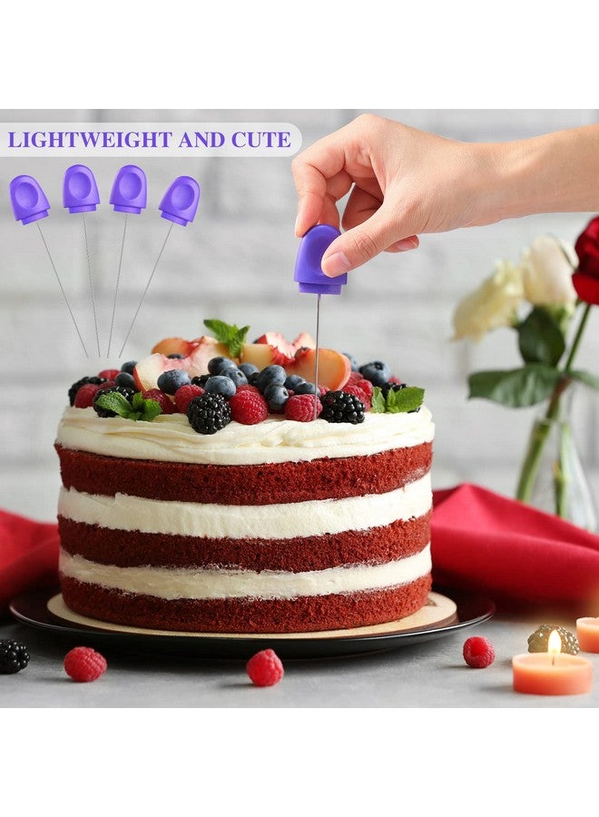 Raiten 6 Pieces Cake Tester Stainless Steel Baking Tester with Cover Reusable Metal Cake Tester Mini Cupcake Tester Baking Cake Tester Needle Sticks for Bread Pastry Biscuit Muffin Cookie Baking - Image 5