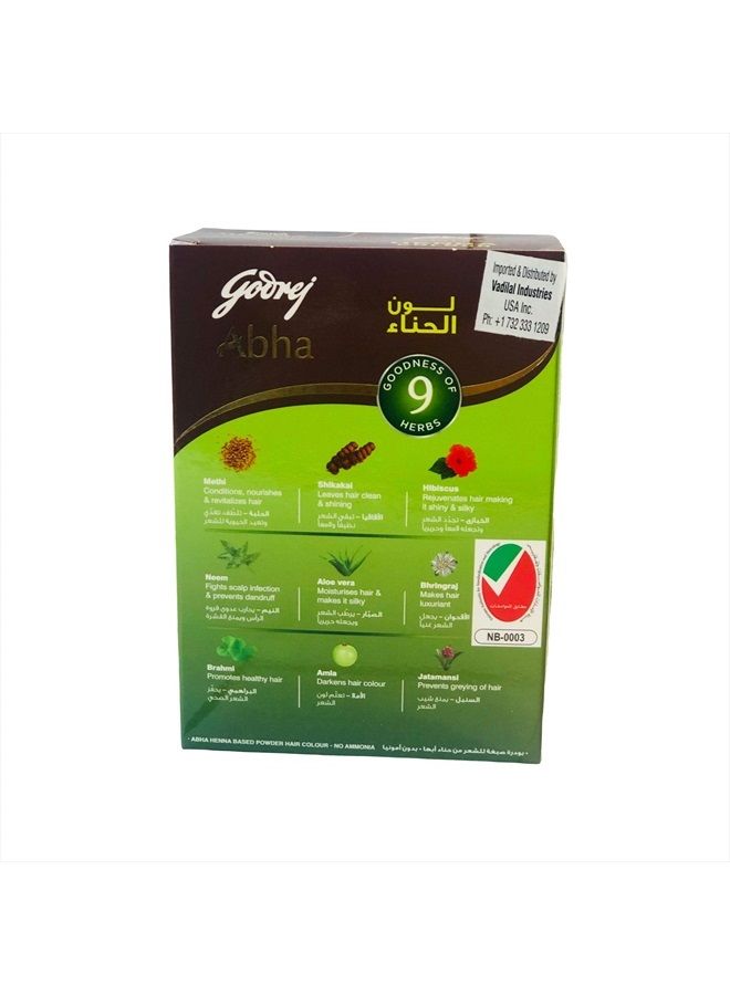Godrej Abha Brown Henna Colour - 100% grey coverage - Image 2