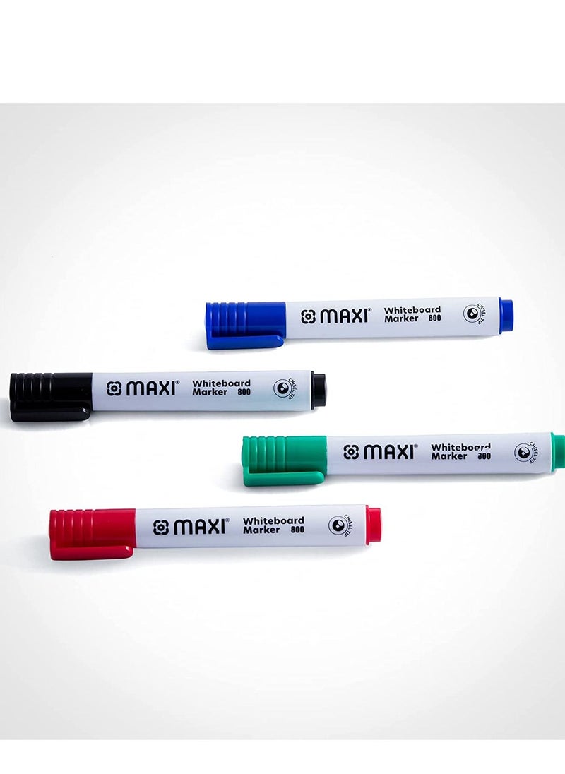 Maxi - 5-Piece Dry Erase Marker With Eraser Multicolour - Image 1