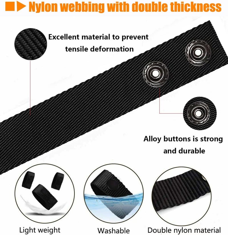 OZXTYO Duty Belt Keeper with Key Holder for 2" and 2¼" Wide Belt,Keeper with Strong Metal Police Key Clip, Military Molle Hook,Police Military Equipment Accessories, 2 Pack - Image 3