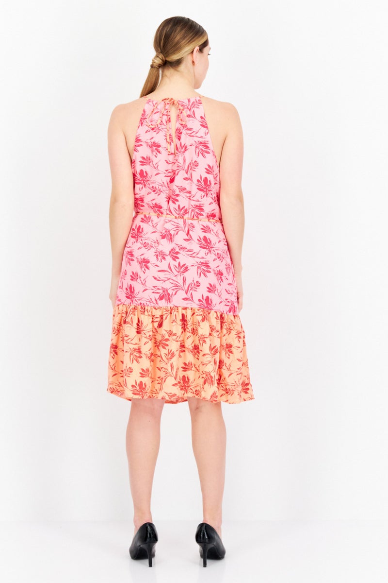 INC Women Floral Print Midi Casual Dress, Multicolor - Image 4