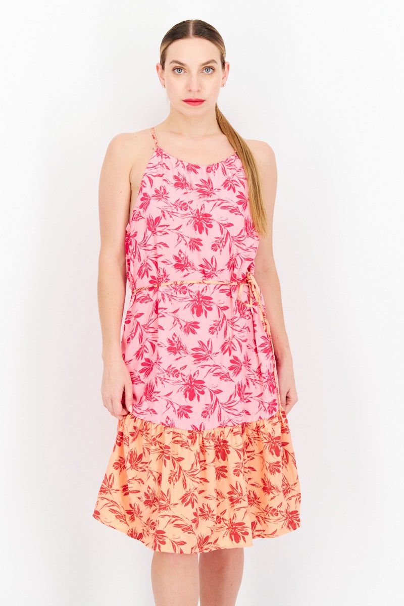 INC Women Floral Print Midi Casual Dress, Multicolor - Image 2