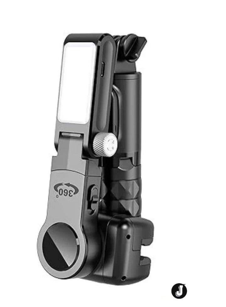 JAJEEK Gimbal Stabilizer Selfie Stick Tripod with Fill Light – 3-Axis Stabilization for iPhone, Cell Phones & Smartphones, Ideal for Vlogs & Live Streams - Image 1