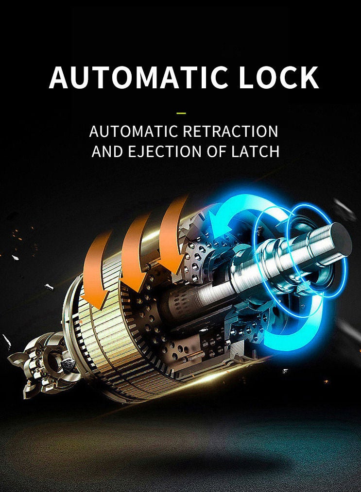 [X1 Bronze] Smart Door Lock work with Face Recognition Fingerprint PIN code and RFID Card - Image 2