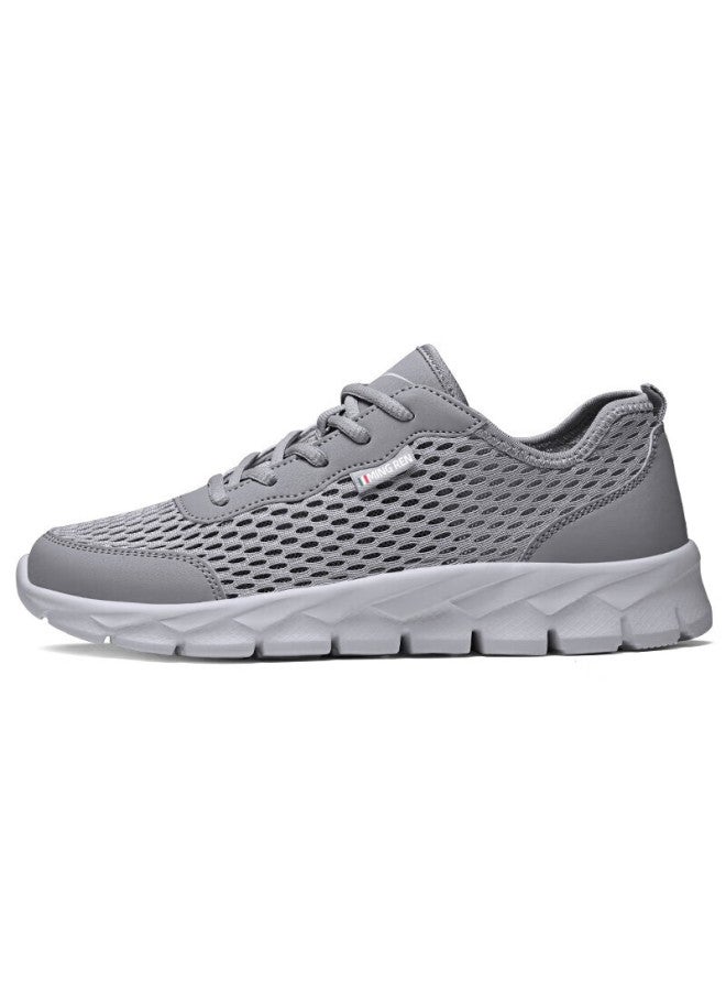 Double Star Men's Running Shoes Summer Lightweight Breathable Mesh Casual Shoes Spring Mesh Soft Bottom Sports Shoes Men 98 Sky Gray 39 - Image 3