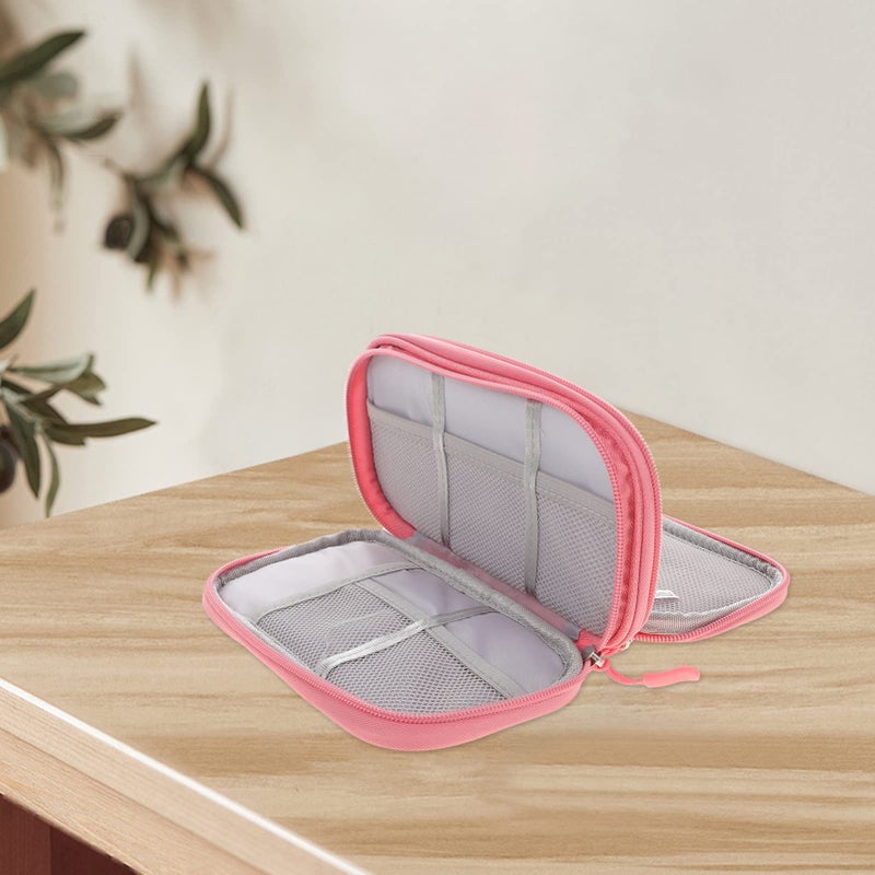 Multi Functional Travel Electronics Organizer Pouch For Data Cable Storage Lightweight Office Use - Image 4