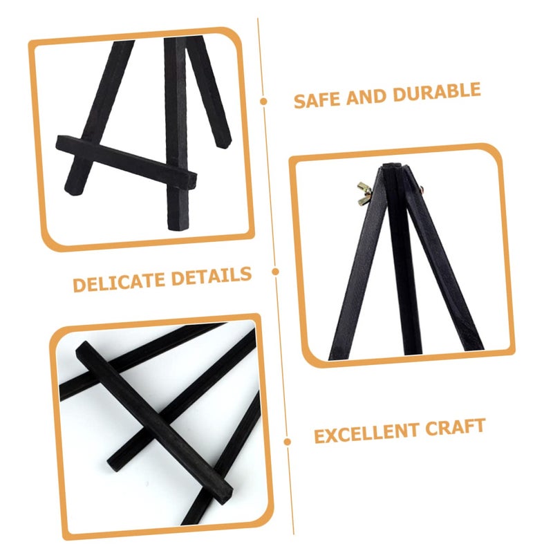 3 Pack Wooden Tabletop Art Easel For Kids Painting Crafts Tripod Design Classroom Home Use - Image 3