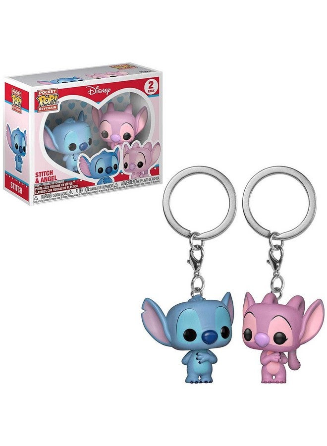 FUNKO POP! KEYCHAIN: Lilo & Stitch - Stitch & Angel 2PK