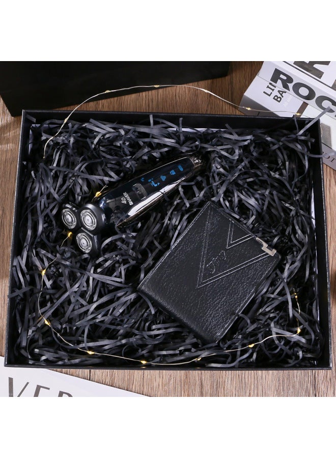 Business Souvenirs, Men's Wallet, Belt, Razor, Thermos Cup Set, Valentine's Day And Father's Day Gifts