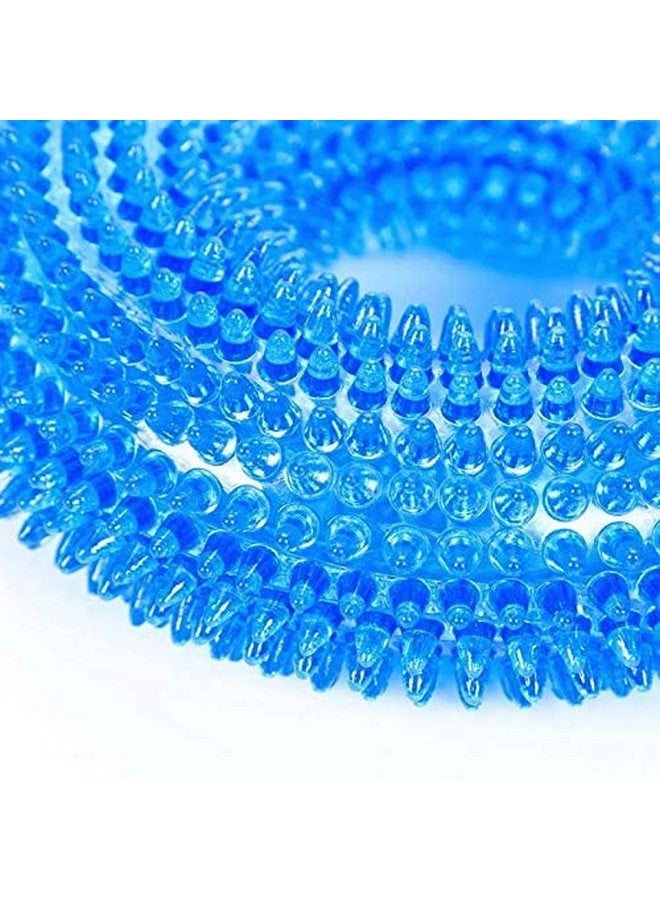 ألعاب مضغ شائكة صاخبة مصنوعة من المطاط الطبيعي الناعم غير السام للمضغ العنيف، بتصميم حلقة تنظيف الأسنان - عبوة من قطعة واحدة (اللون حسب التوافر) - Image 4