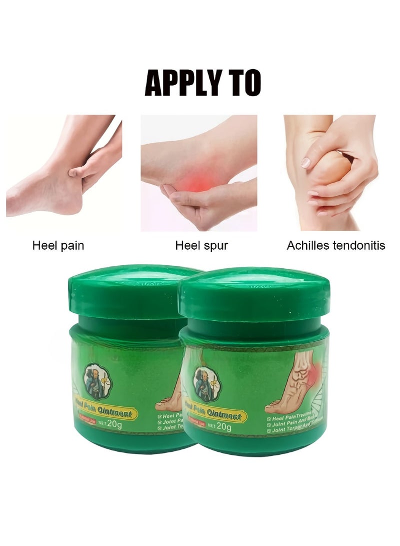 AS SEEN ON TV كريم تسكين آلام القدم، مرهم عشبي لآلام الكعب، مرهم قوي وفعال لتسكين الآلام، كريم حمض الأعصاب لآلام العضلات وآلام مفاصل القدم، وخدر القدم، والألم - Image 3