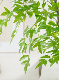 SINCHER SINCHER Artificial Tree, 150cm Fake Plant Potted ,Faux Tree Decorative Plastic Pot ,Simulation Bamboo Tree Natural Texture for Home Decoration Office Indoor Outdoor  - Image 3