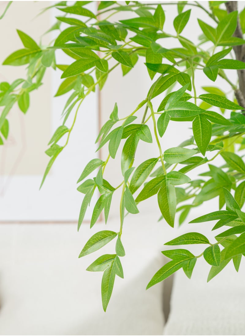 SINCHER SINCHER Artificial Tree, 150cm Fake Plant Potted ,Faux Tree Decorative Plastic Pot ,Simulation Bamboo Tree Natural Texture for Home Decoration Office Indoor Outdoor  - Image 3