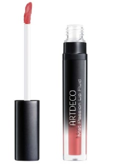 MAT PASSION LIP FLUID NO.15 ROSE DELIGHT - Creamy liquid lipstick for a matte finish with high coverage
