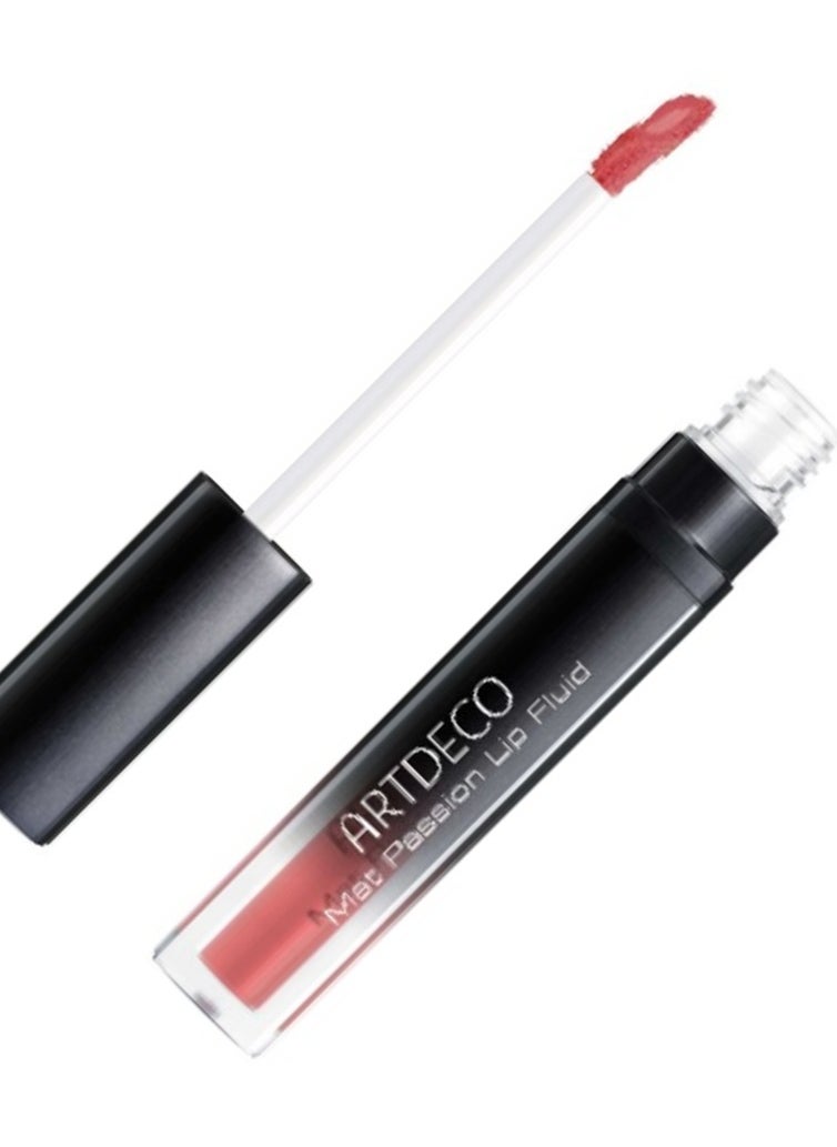 ARTDECO - MAT PASSION LIP FLUID NO.15 ROSE DELIGHT - Creamy liquid lipstick for a matte finish with high coverage - Image 1